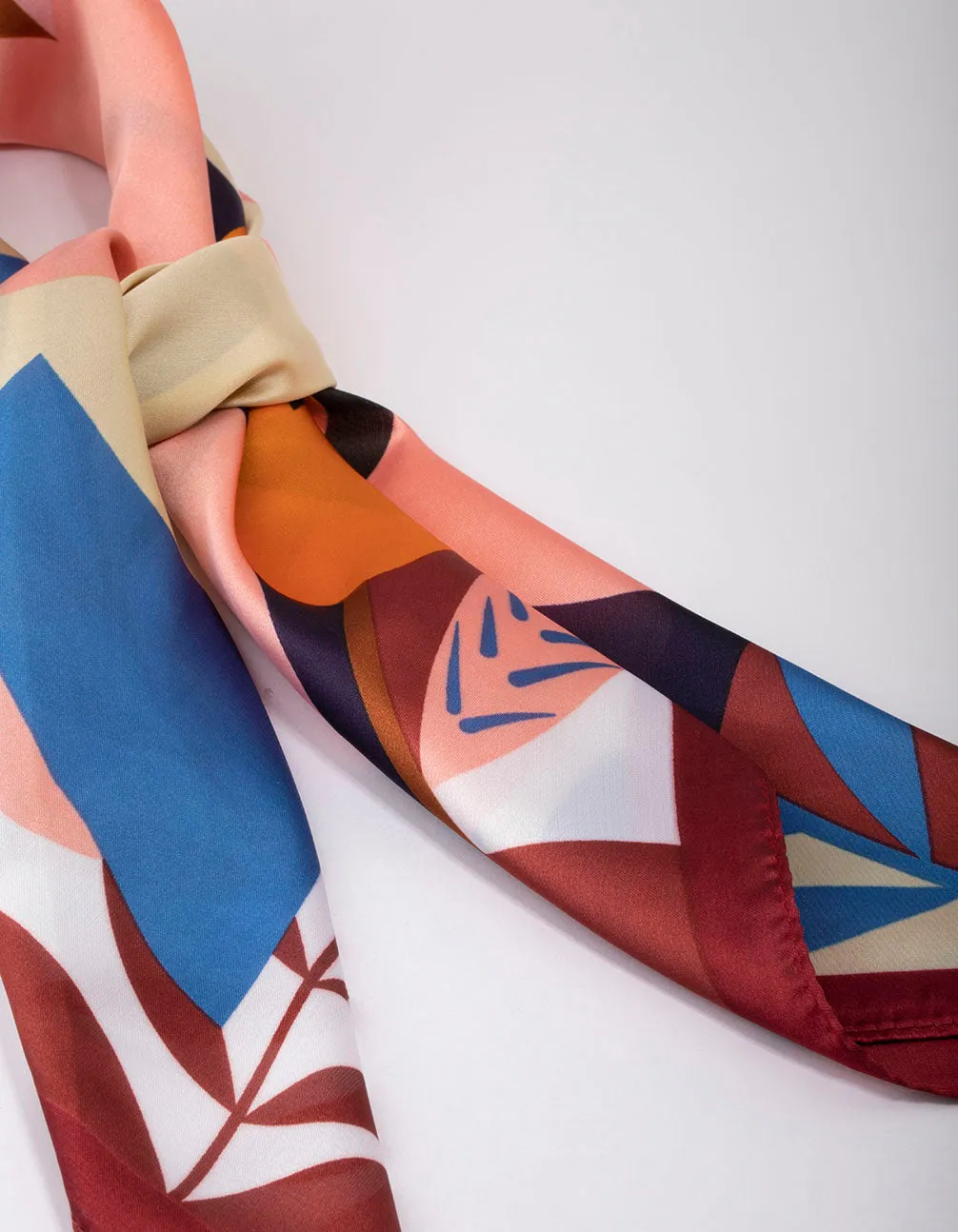 Fabric Floral Geometric Pattern Scarf sold by lovisa product image thumbnail 3