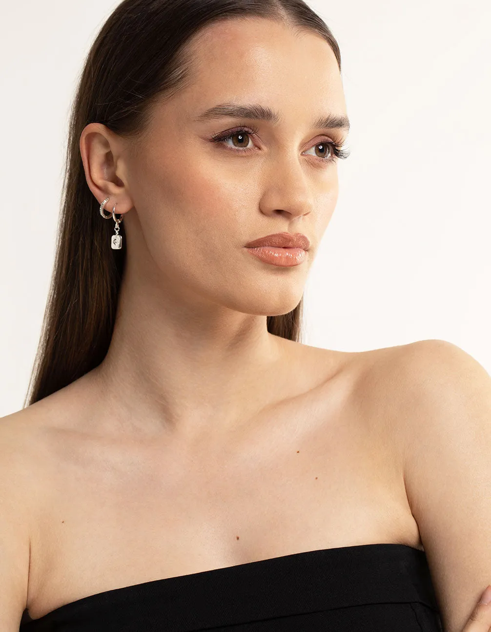 Silver Plated Cubic Zirconia Celestial Stud Earrings 6-Pack sold by lovisa product image thumbnail 3