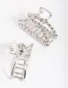 Silver Diamante Claw Set sold by lovisa
