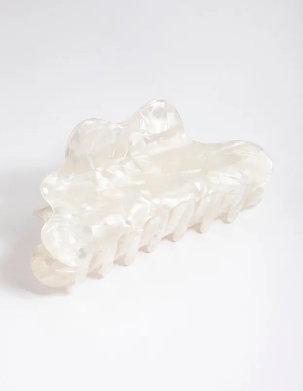 Acrylic Oversized Cloud Claw Clip sold by lovisa