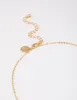 Gold Plated Cubic Zirconia Baguette Cross Necklace sold by lovisa