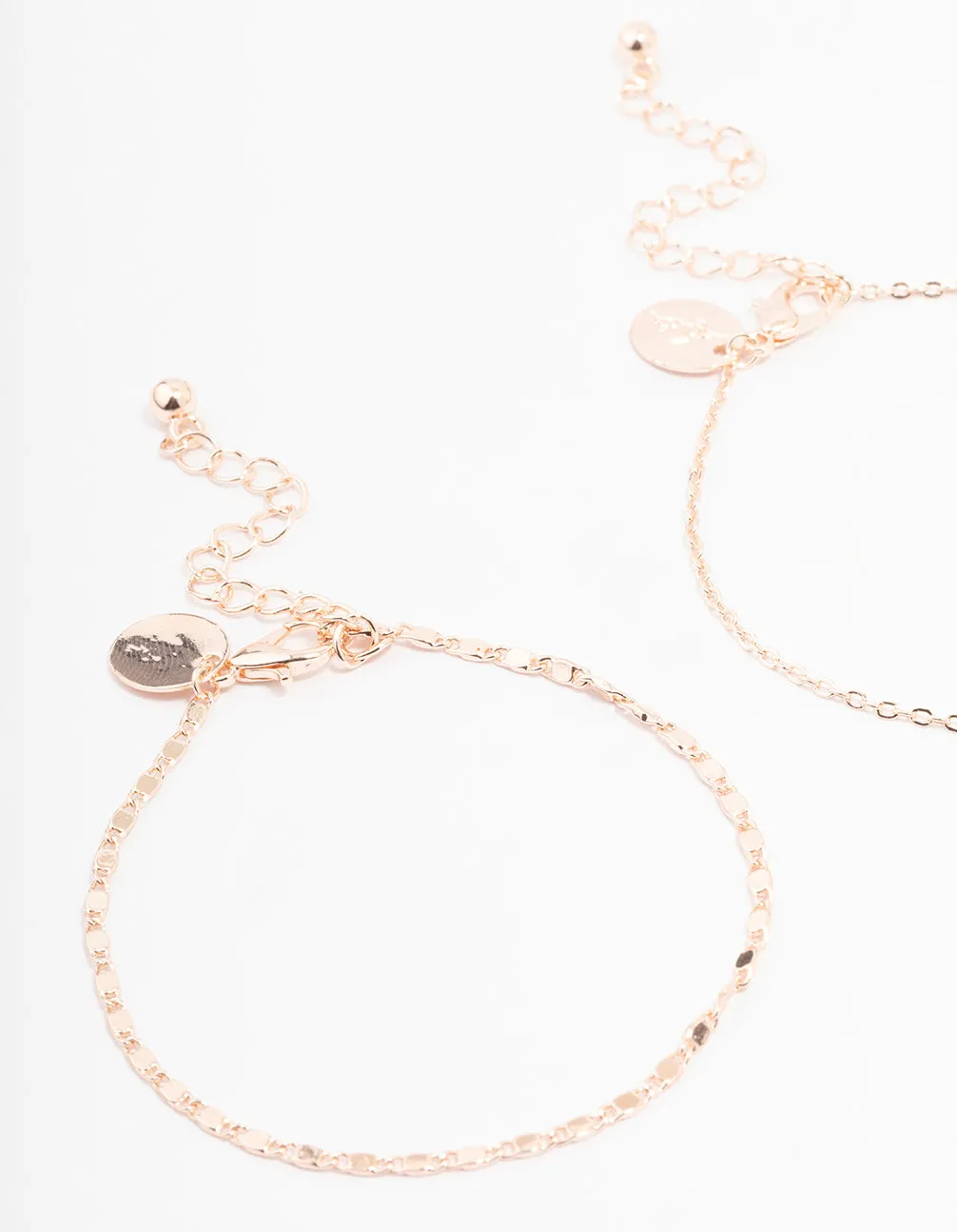 Rose Gold Bracelet 3-Pack sold by lovisa product image thumbnail 2