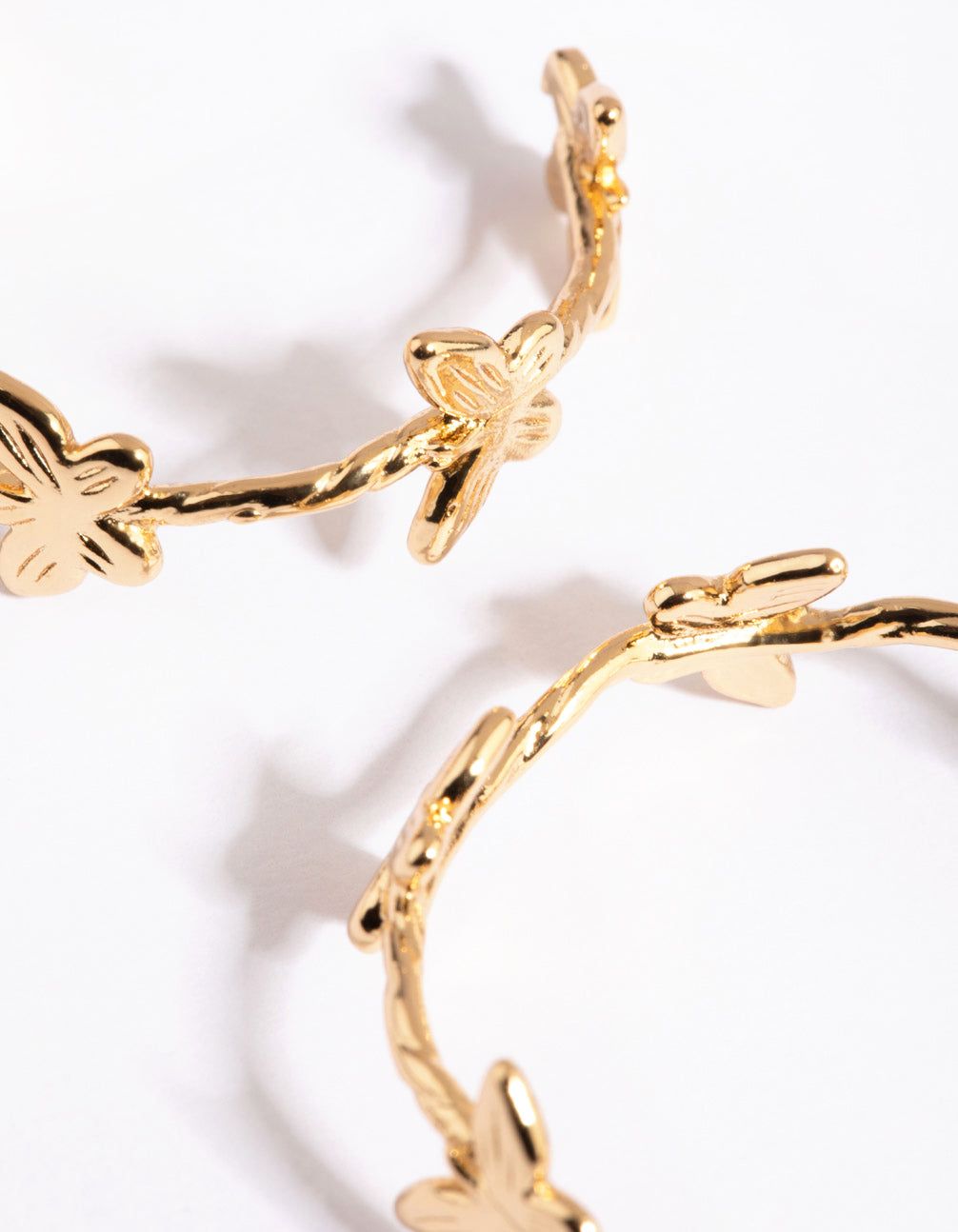 Gold Plated Butterfly Hoop Earrings sold by lovisa product image thumbnail 3