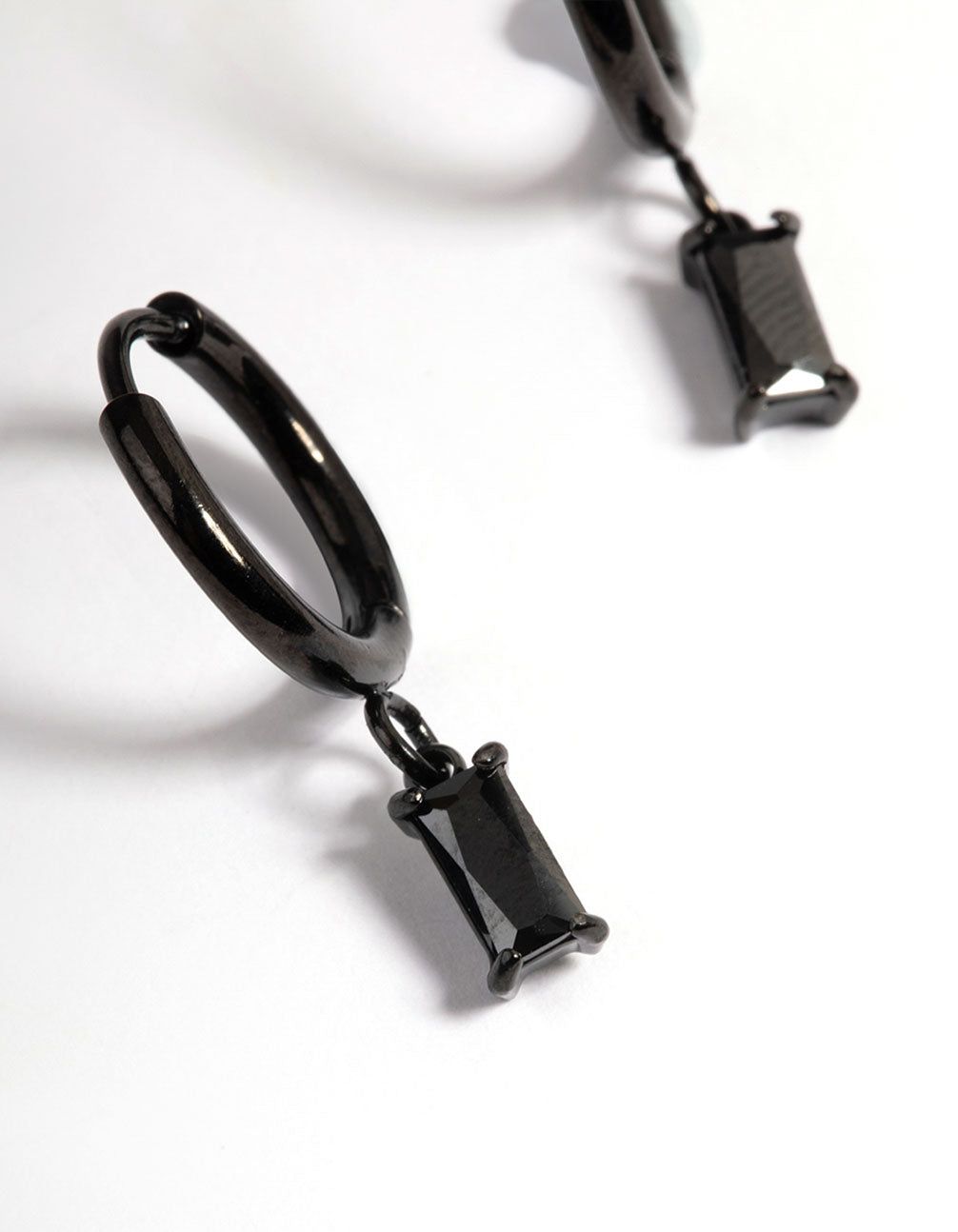 Coated Surgical Steel Cubic Zirconia Hoop Earrings sold by lovisa product image thumbnail 2