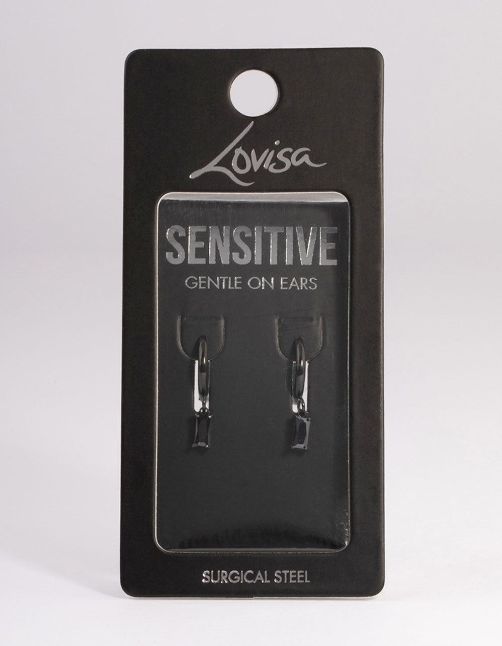 Coated Surgical Steel Cubic Zirconia Hoop Earrings sold by lovisa product image thumbnail 3