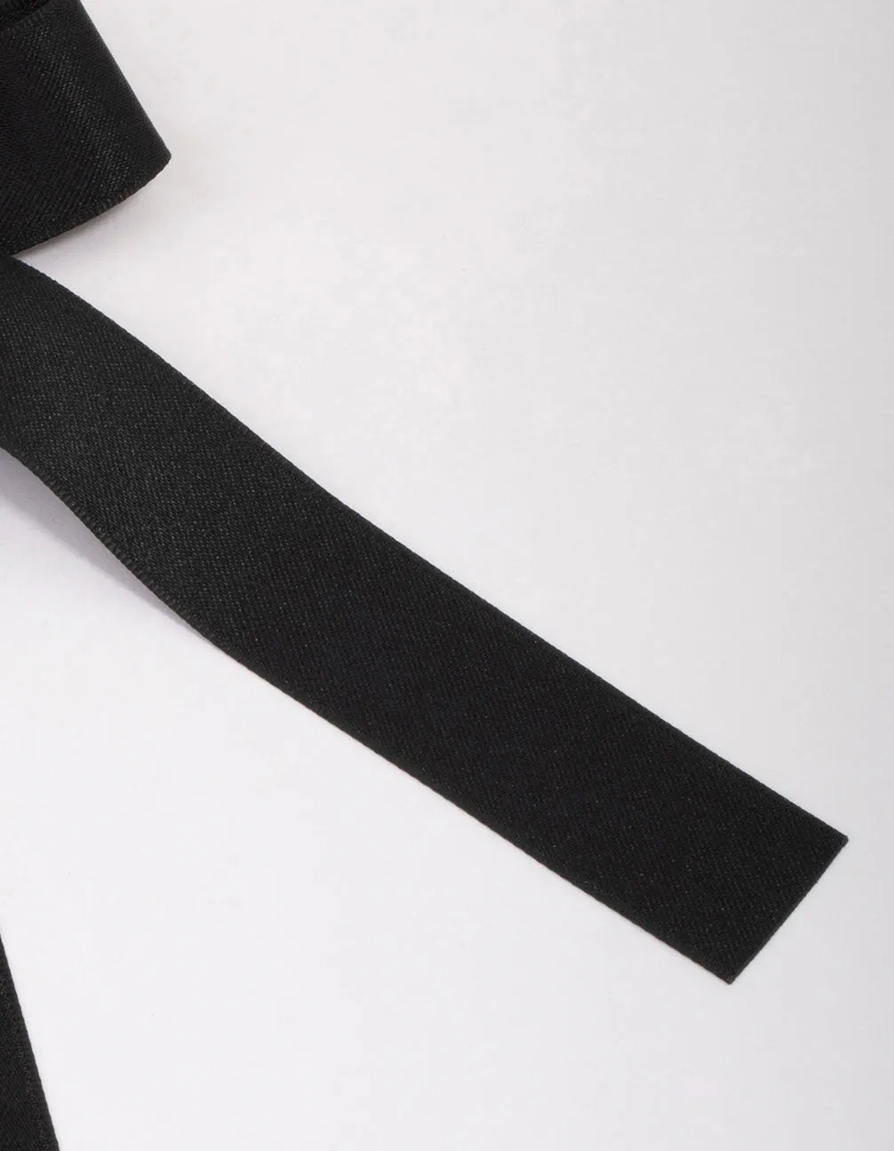 Large Silky Black Bow Hair Tie sold by lovisa product image thumbnail 2