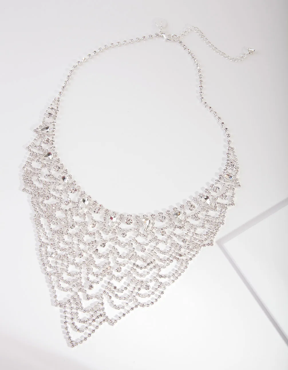 Silver Lattice Chain Necklace sold by lovisa product image thumbnail 2