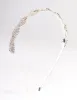 Silver Weaved Diamante Headband sold by lovisa
