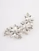 Silver Crystal & Diamante Flower Hair Clips sold by lovisa