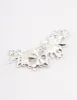 Silver Crystal & Diamante Flower Hair Clips sold by lovisa