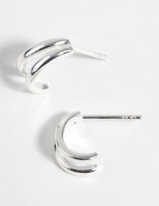 Sterling Silver Hoop Earrings sold by lovisa