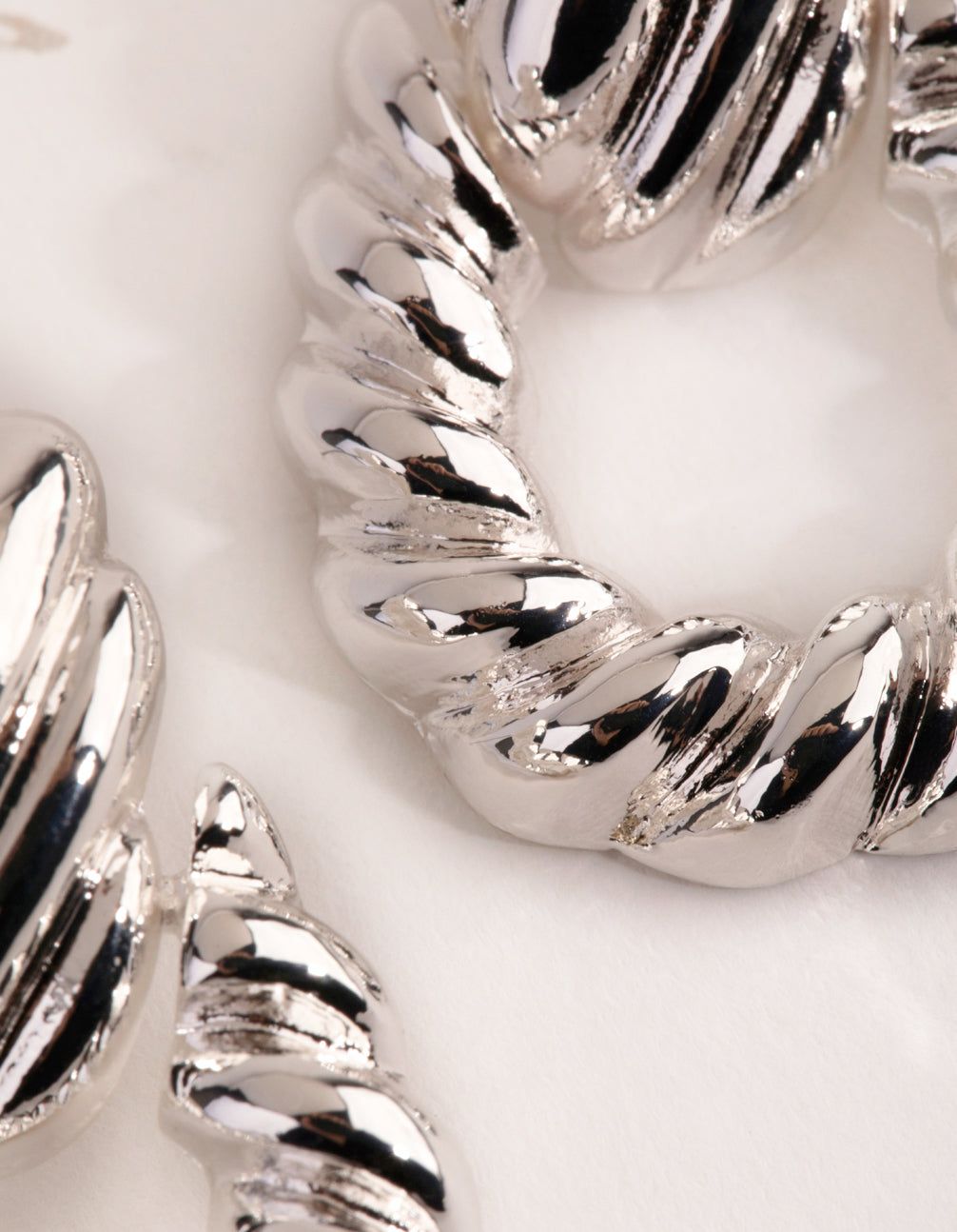 Silver Plated Twisted Earrings sold by lovisa product image thumbnail 4