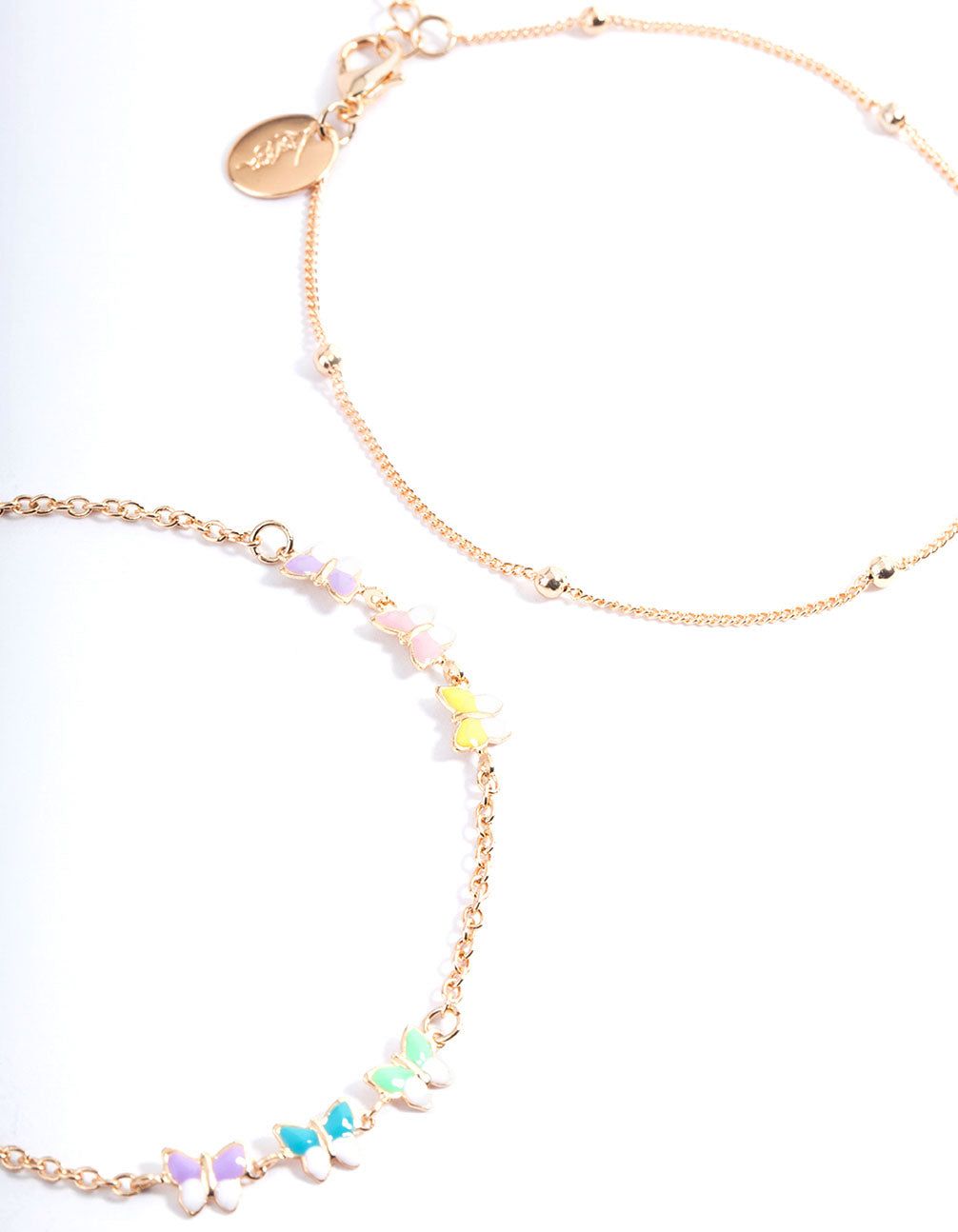 Gold Butterfly Mulit Anklet sold by lovisa product image thumbnail 3