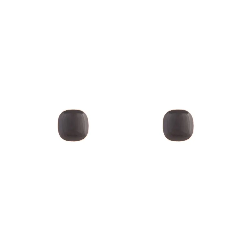Rose Gold Round Square Stud Earrings sold by lovisa