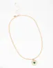 Gold Twisted Rope Diamante Heart Pendant Necklace sold by lovisa