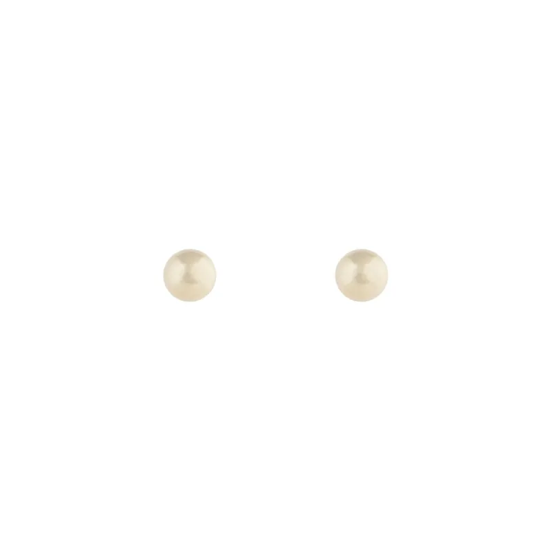 Gold Solid Ball Stud Earrings sold by lovisa