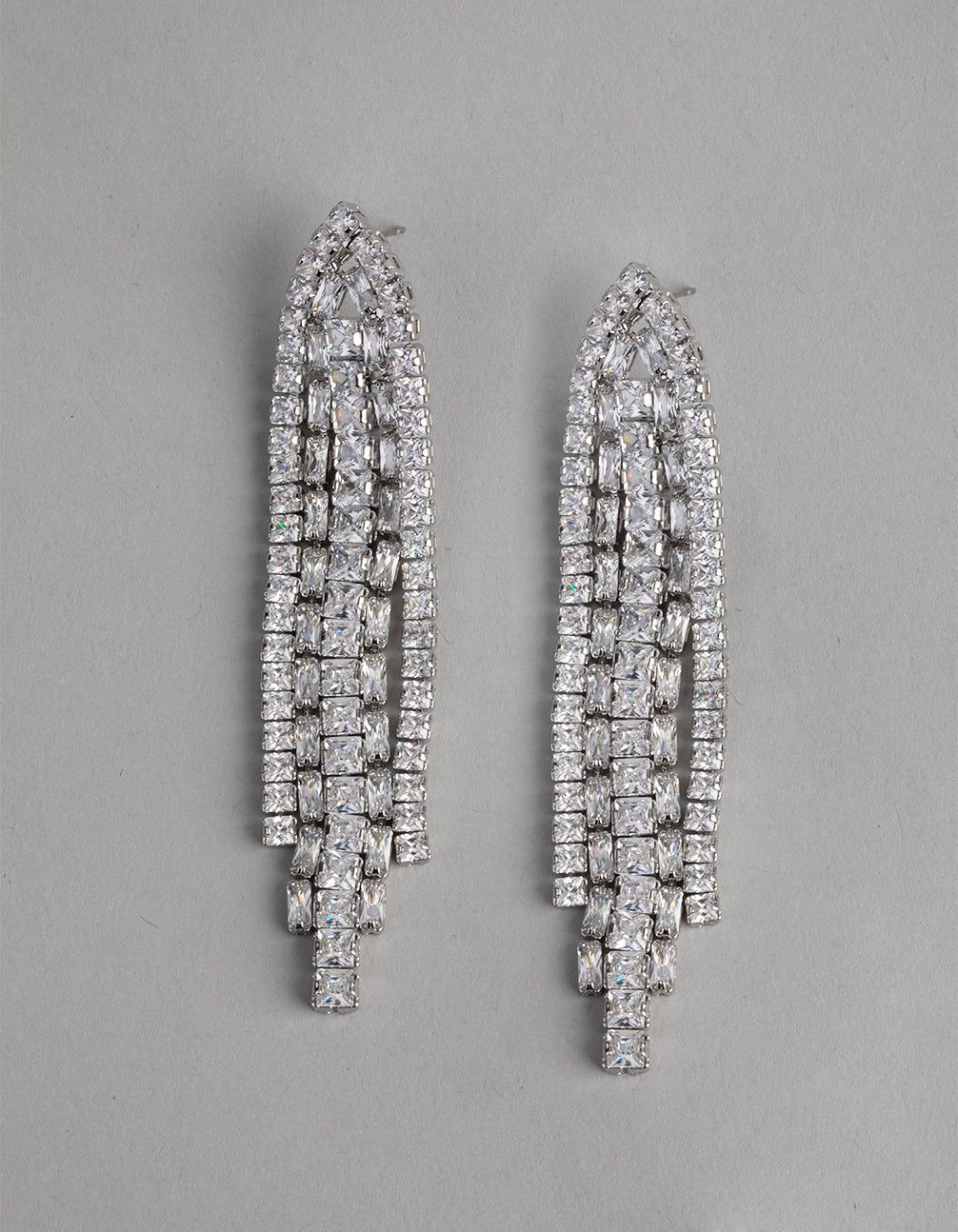 Silver Cup Chain Drop Earrings sold by lovisa