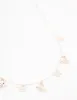 Rose Gold Butterfly Charm Diamante Necklace sold by lovisa