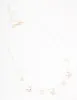 Rose Gold Butterfly Charm Diamante Necklace sold by lovisa