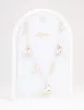 Rose Gold Butterfly Charm Diamante Necklace sold by lovisa
