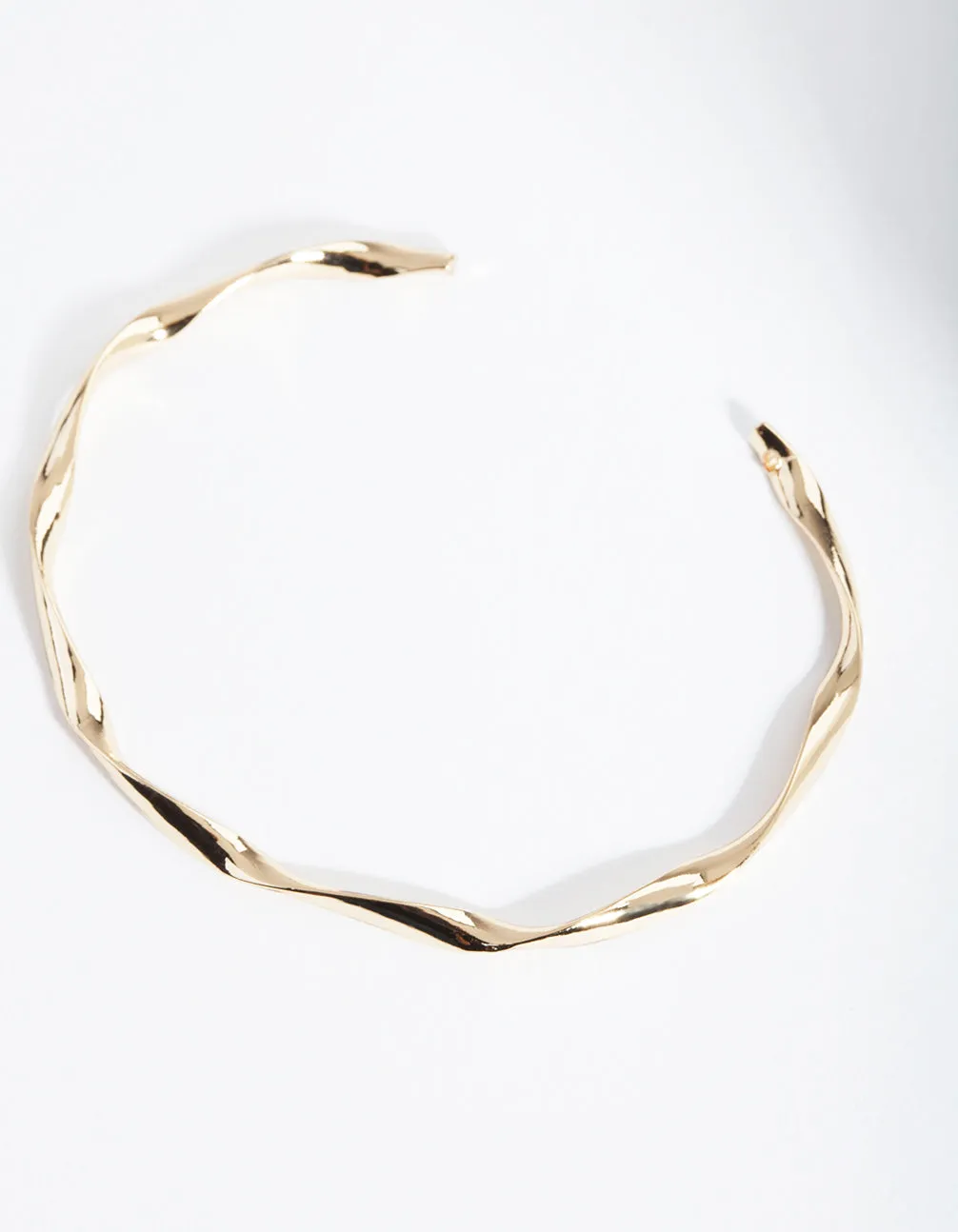 Gold Plated Twist Bangle sold by lovisa product image thumbnail 2