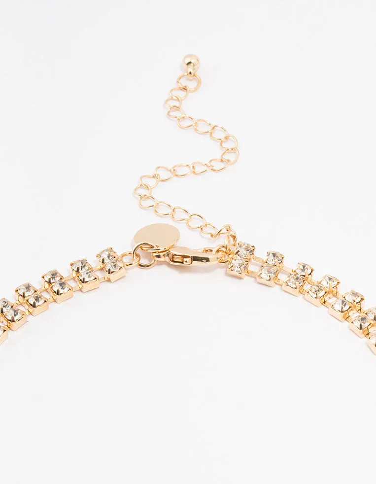 Gold Statement Black Necklace sold by lovisa product image thumbnail 3