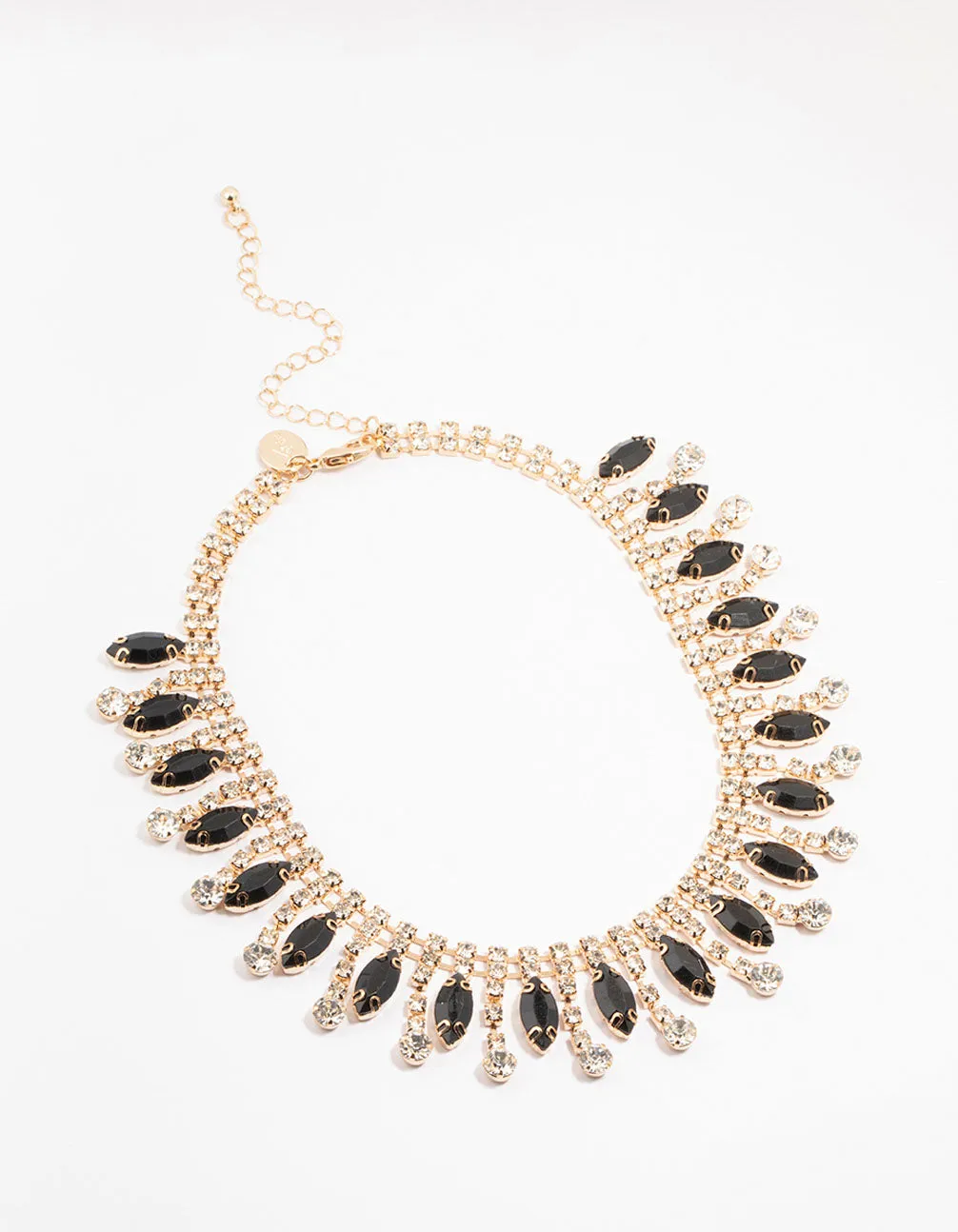 Gold Statement Black Necklace sold by lovisa product image thumbnail 2