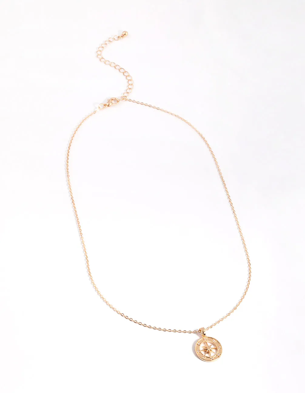 Gold Celestial Compass Necklace sold by lovisa product image thumbnail 3