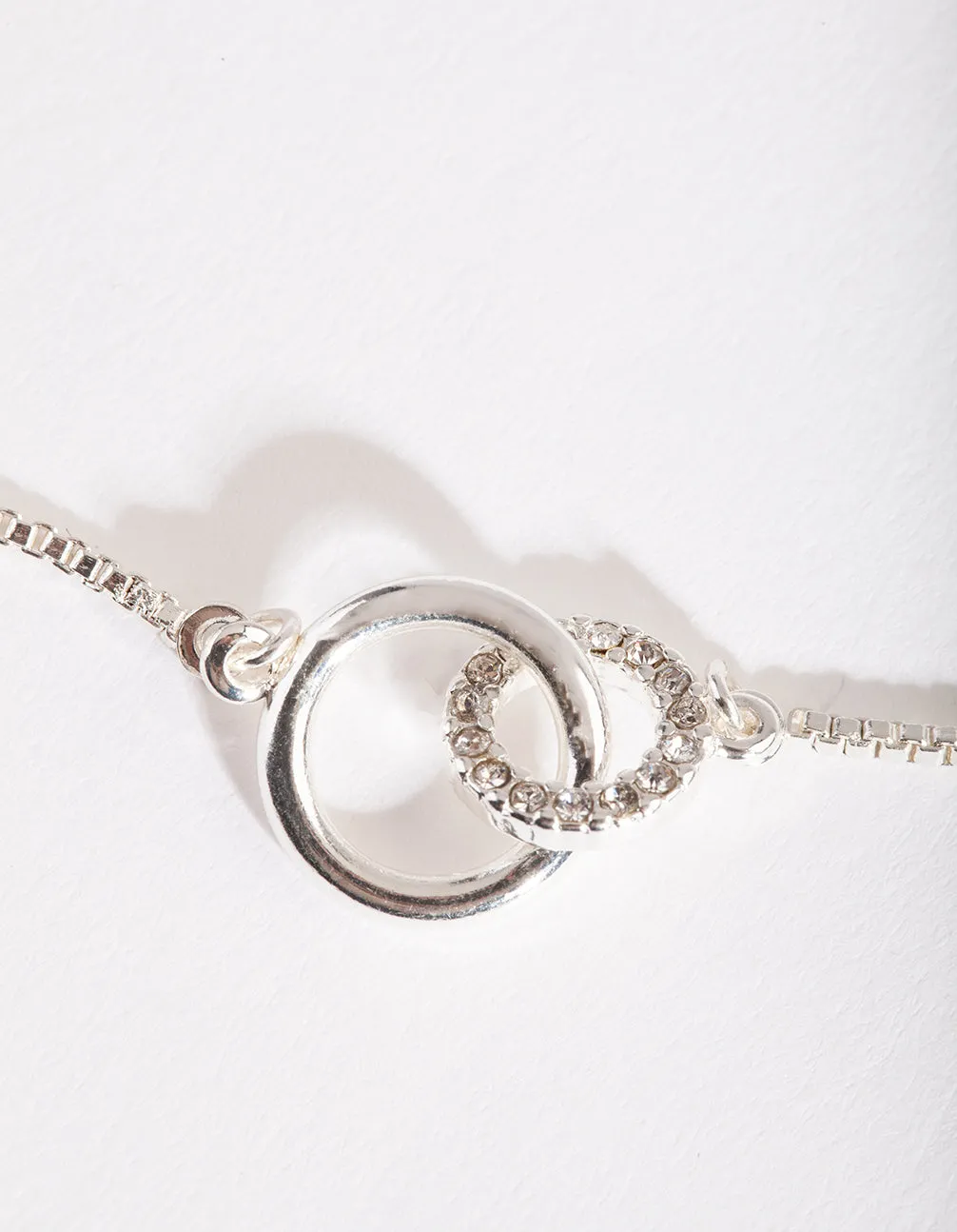 Silver Diamante Linked Bracelet sold by lovisa product image thumbnail 4