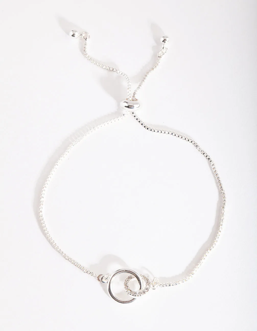 Silver Diamante Linked Bracelet sold by lovisa product image thumbnail 2