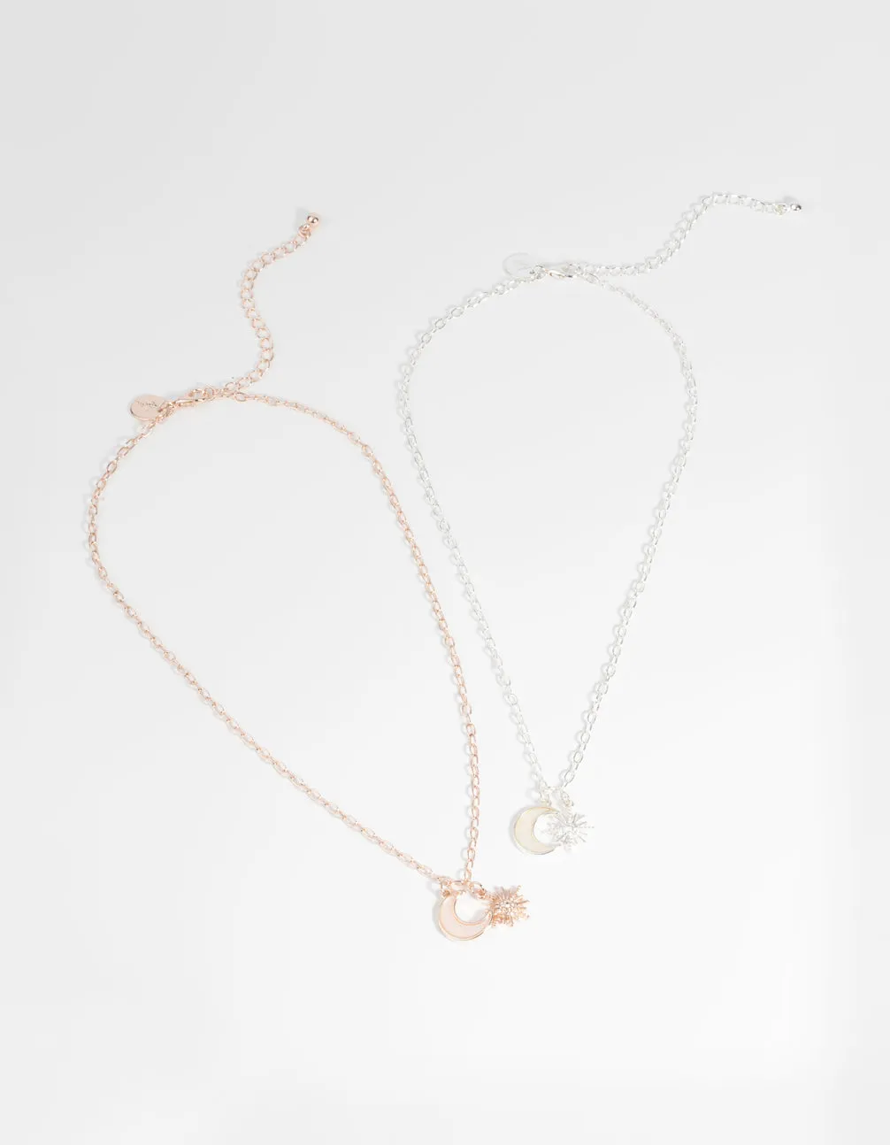 Mixed Metal Celestial Necklace Set sold by lovisa product image thumbnail 3