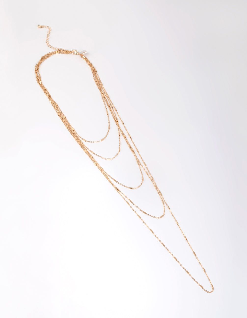 Gold Fine Chain Layered Necklace sold by lovisa product image thumbnail 2