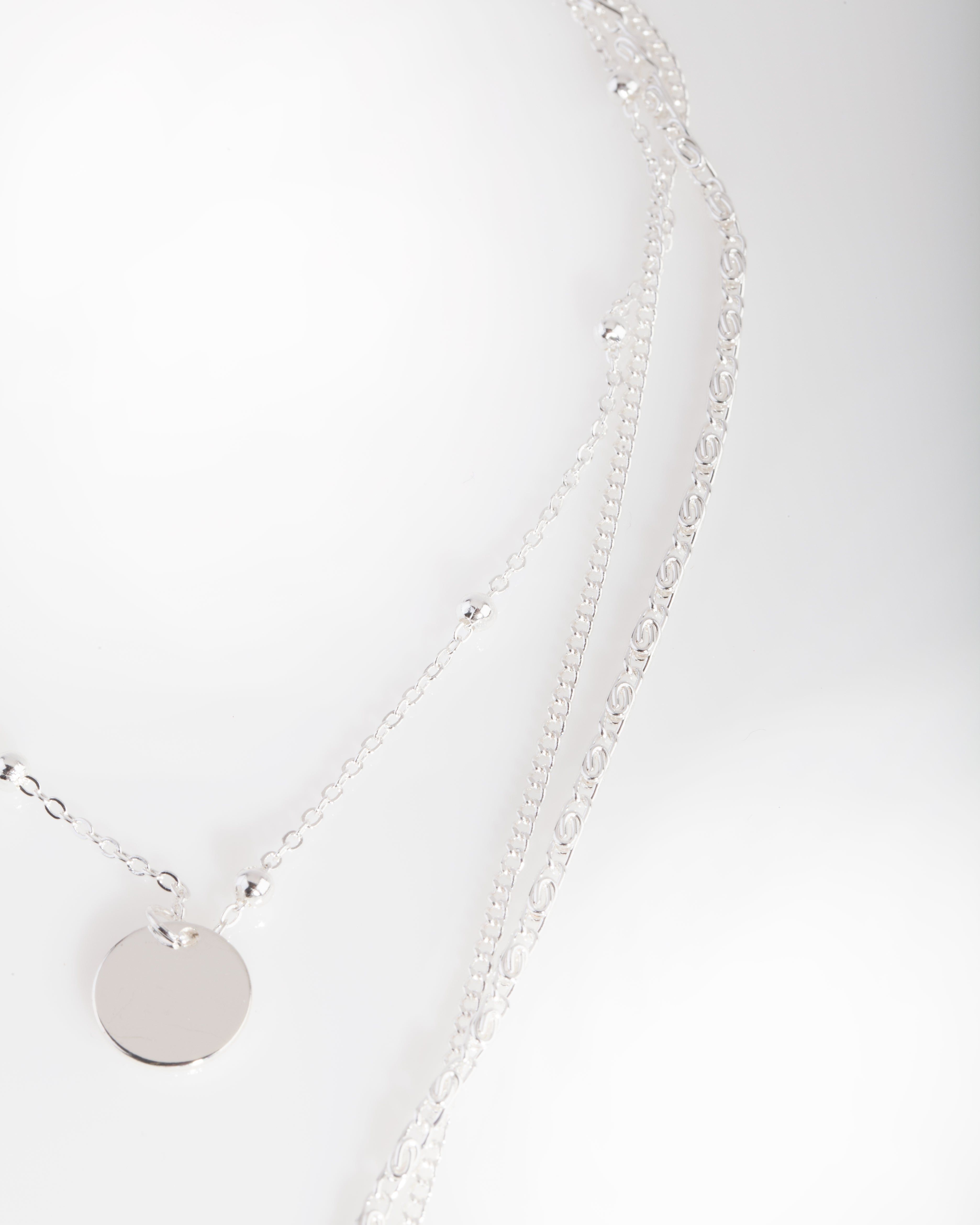 Silver Mixed Chain Choker sold by lovisa product image thumbnail 4