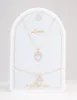 Rose Gold Heart Diamante Jewellery Set sold by lovisa