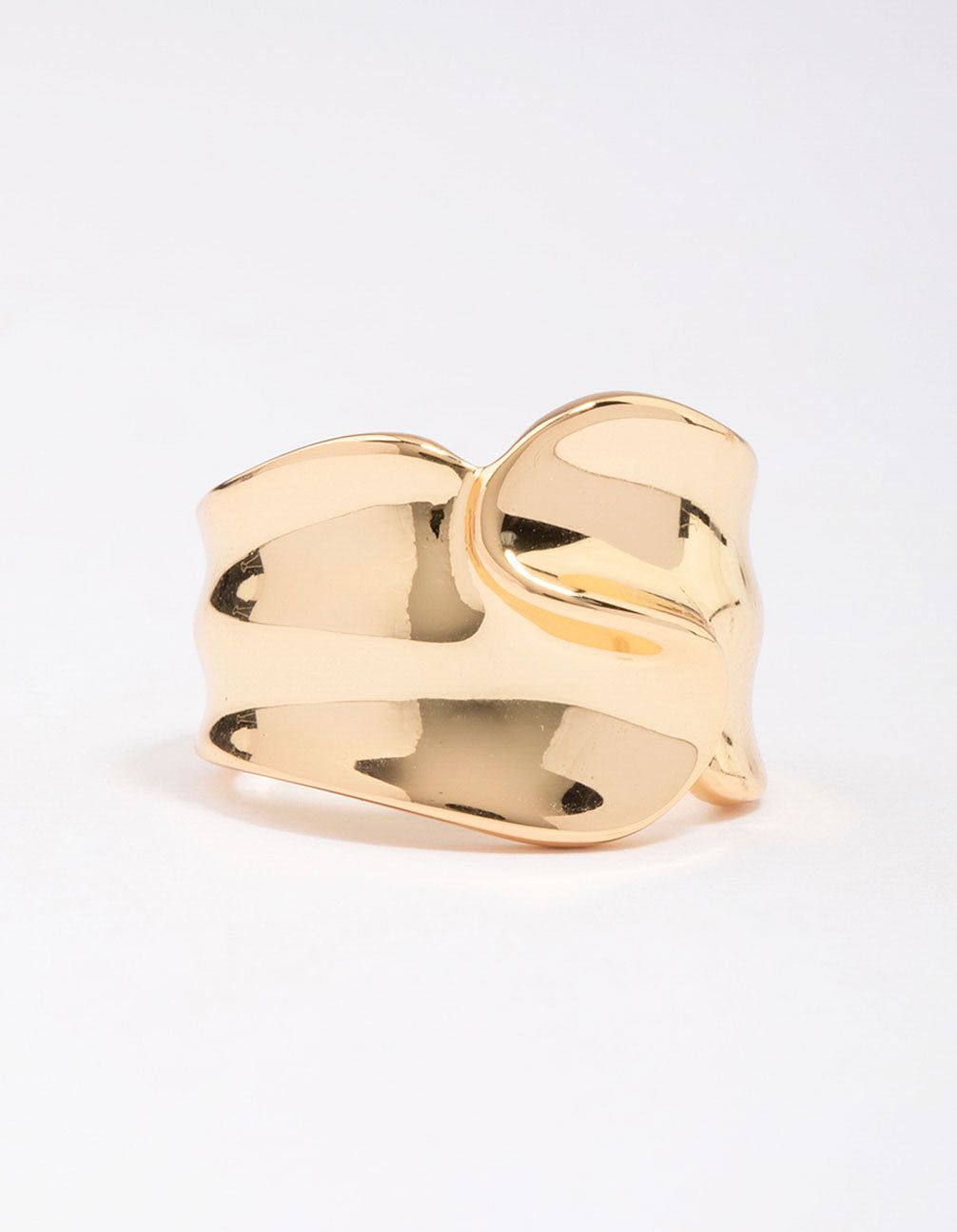 Gold Plated Pressed Metal Band Ring sold by lovisa product image thumbnail 3
