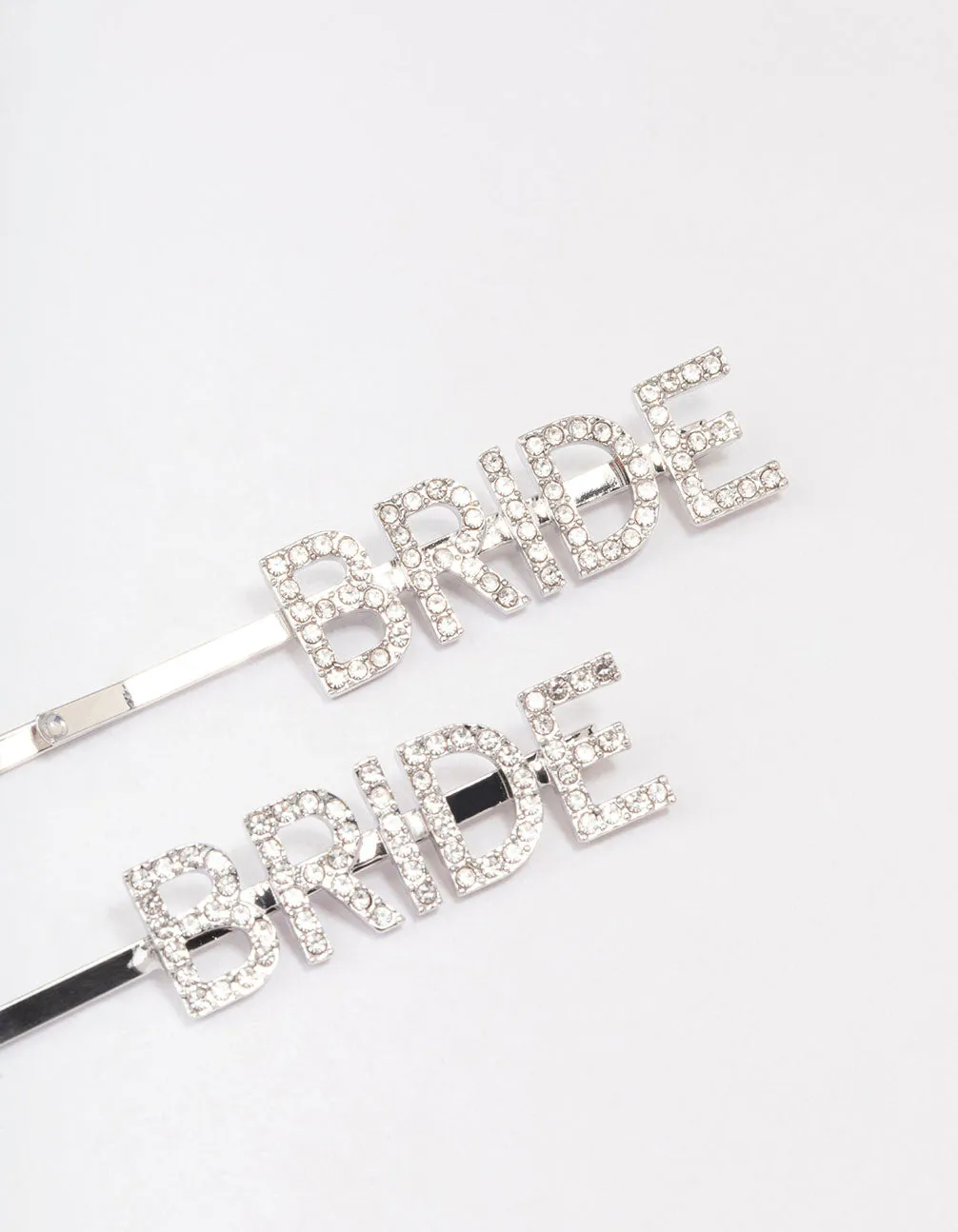 Rhodium Diamante Bride Hair Clip Pack sold by lovisa product image thumbnail 3