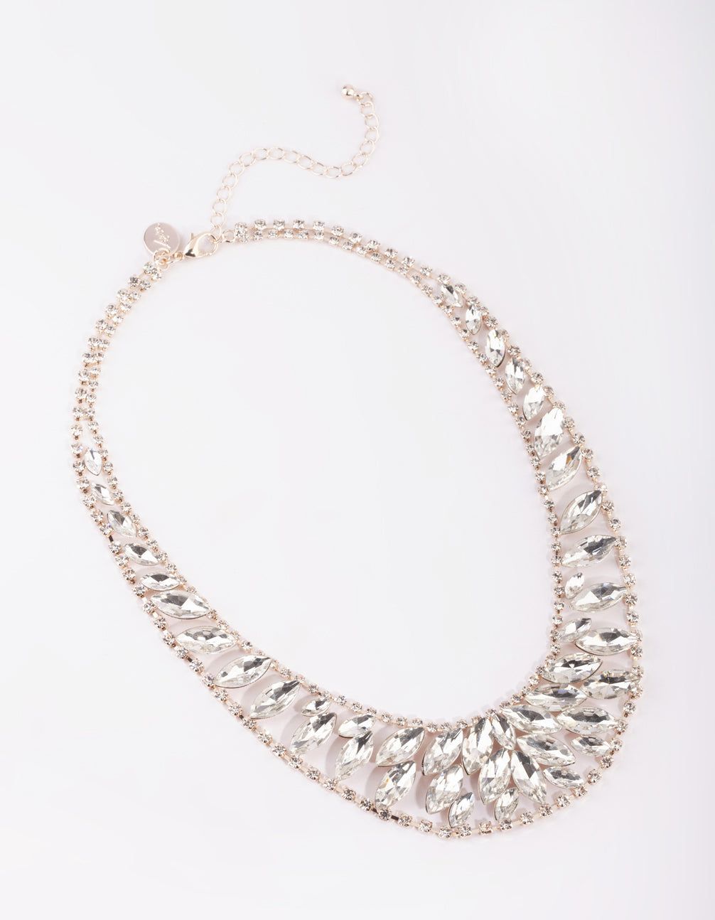 Rose Gold Diamante Necklace sold by lovisa product image thumbnail 2