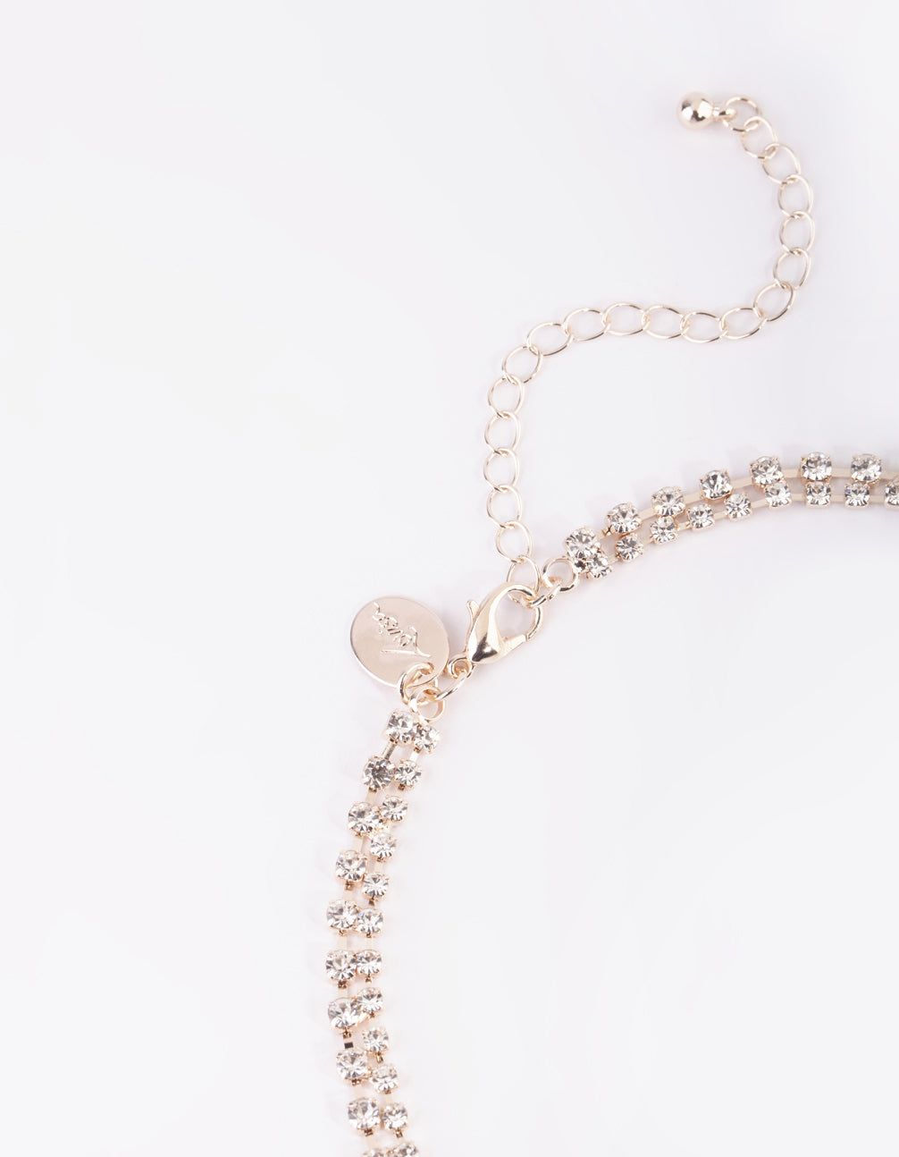 Rose Gold Diamante Necklace sold by lovisa product image thumbnail 3