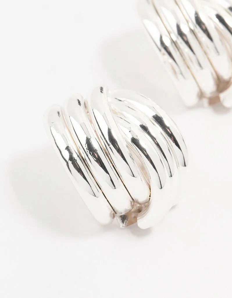 Silver Plated Knotted Stud Earrings sold by lovisa product image thumbnail 2