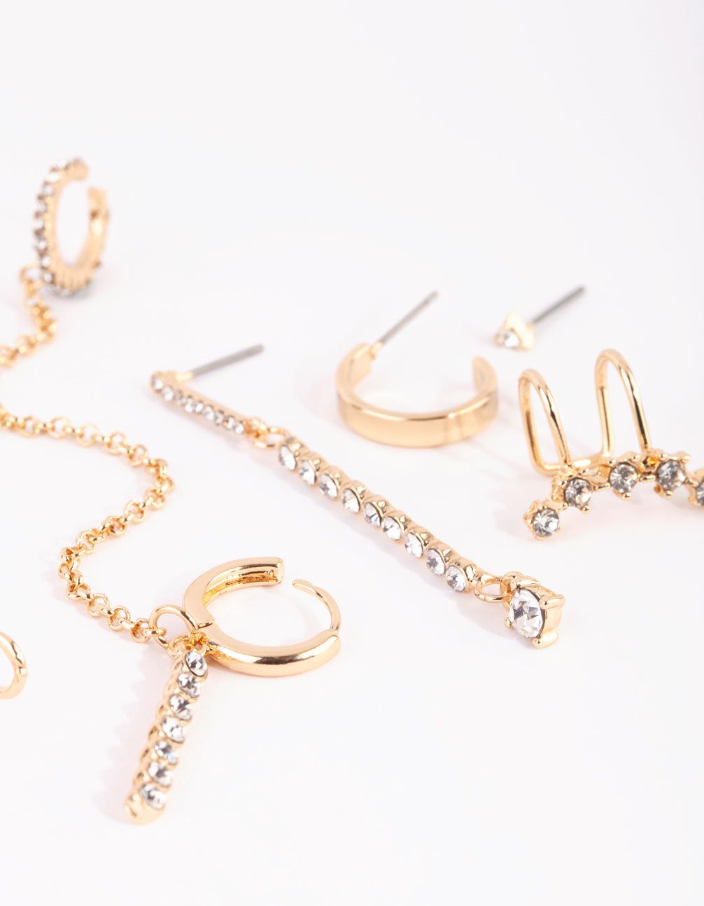 Gold Stone Bar Earring Stack Pack sold by lovisa product image thumbnail 3