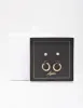 Gold Diamante Stud & Hoop Earring Pack sold by lovisa