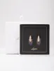 Gold Pave Diamante Hoop Earrings sold by lovisa