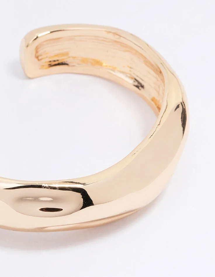 Gold Molten Wrist Cuff sold by lovisa product image thumbnail 2