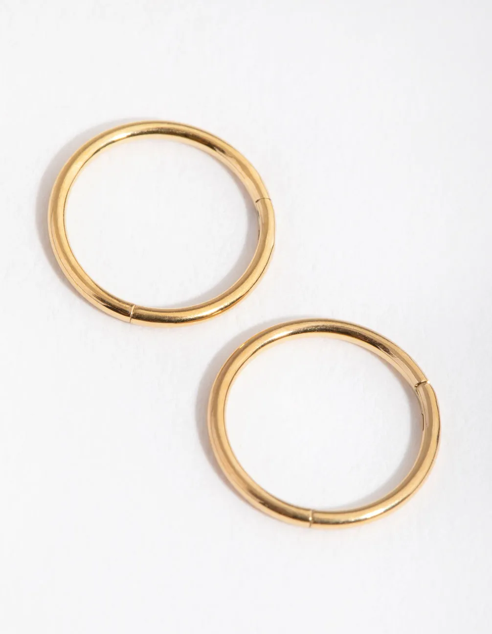 24 Carat Gold Plated Surgical Steel 8mm Sleeper Earrings sold by lovisa product image thumbnail 5