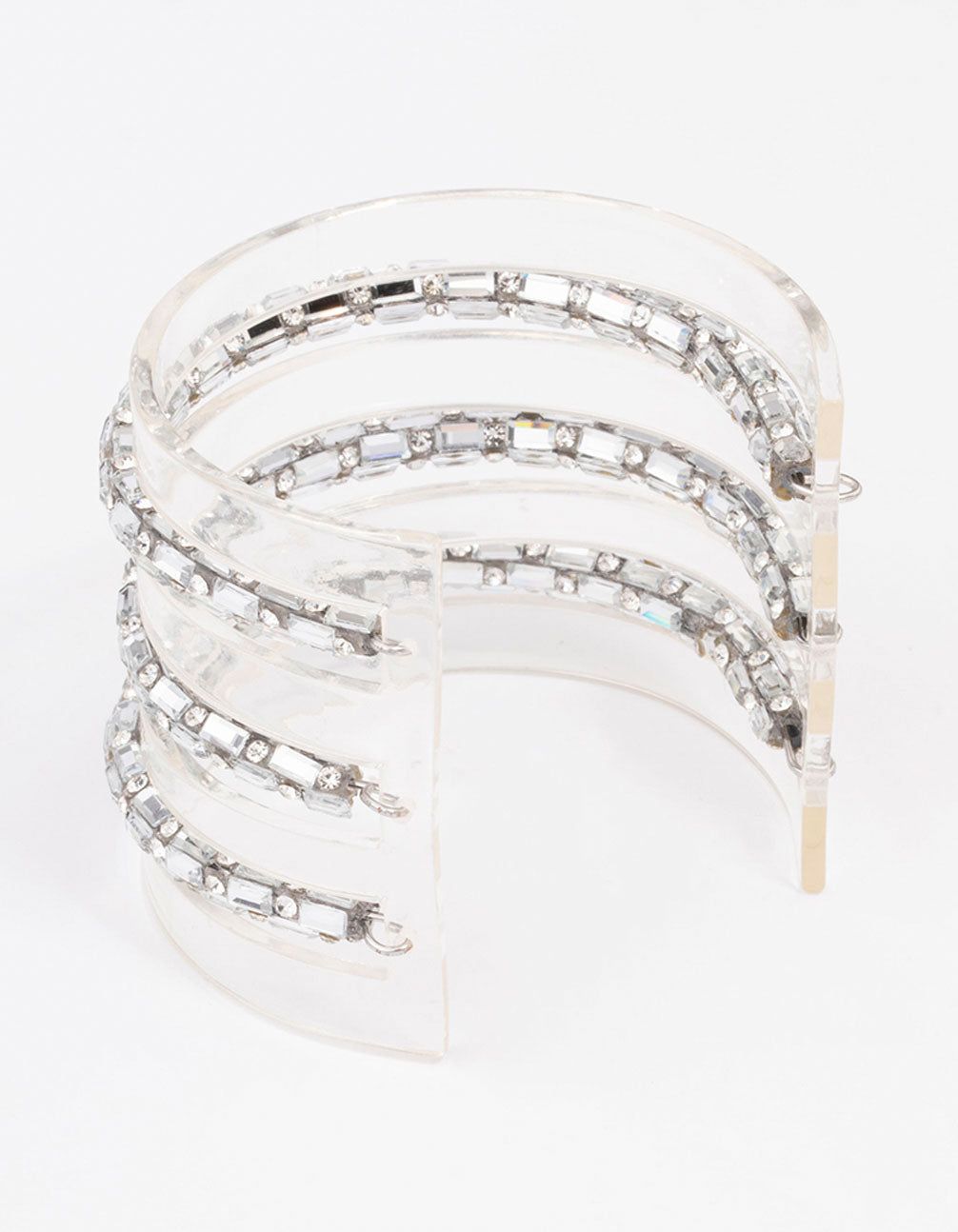 Triple Diamante Row Wrist Cuff sold by lovisa product image thumbnail 3