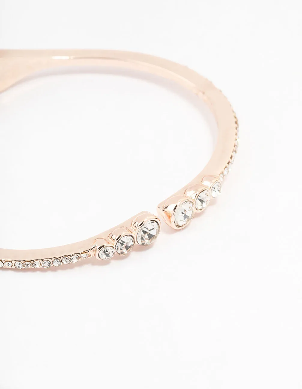 Rose Gold Diamante Bracelet sold by lovisa product image thumbnail 2