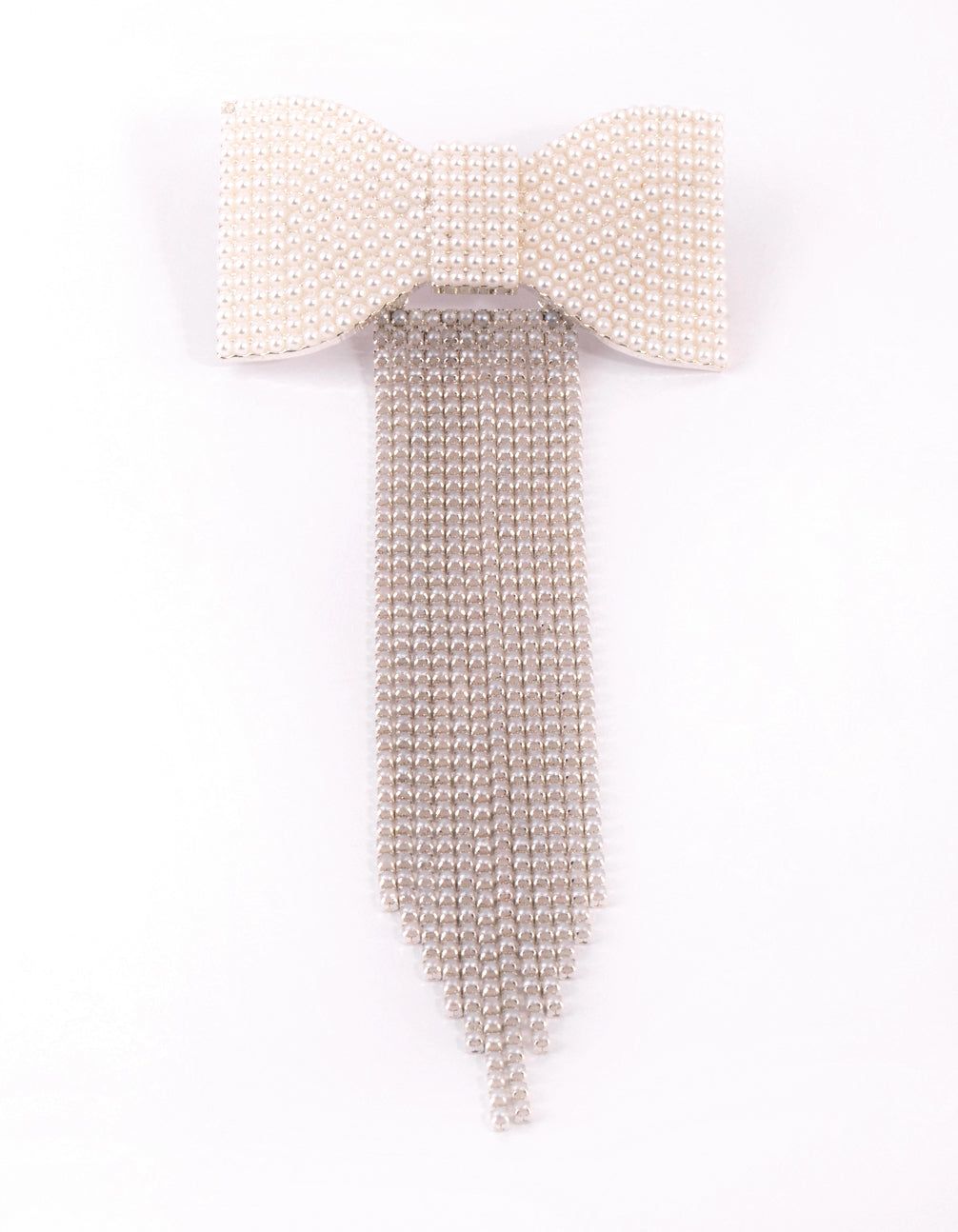 Pearl Bow Drape Clip sold by lovisa