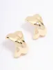 Gold Plated Cross Hoop Earrings sold by lovisa