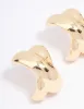 Gold Plated Cross Hoop Earrings sold by lovisa