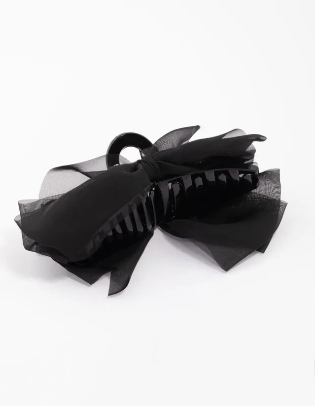 Black Mixed Blow Claw Clip sold by lovisa